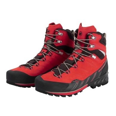 Mammut Wanderschuhe Kento Advanced High GTX (Bergstiefel bedingt steigeisenfest, wasserdicht) rot Herren